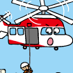 【のりものイラスト】チャイルド本社『サンチャイルド・ビッグサイエンス2015年6月　そらとぶのりもの　だいしゅうごう！』<br>■飛行機・ヘリコプター・気球・ロケットのイラストを描きました。　2015年6月発行